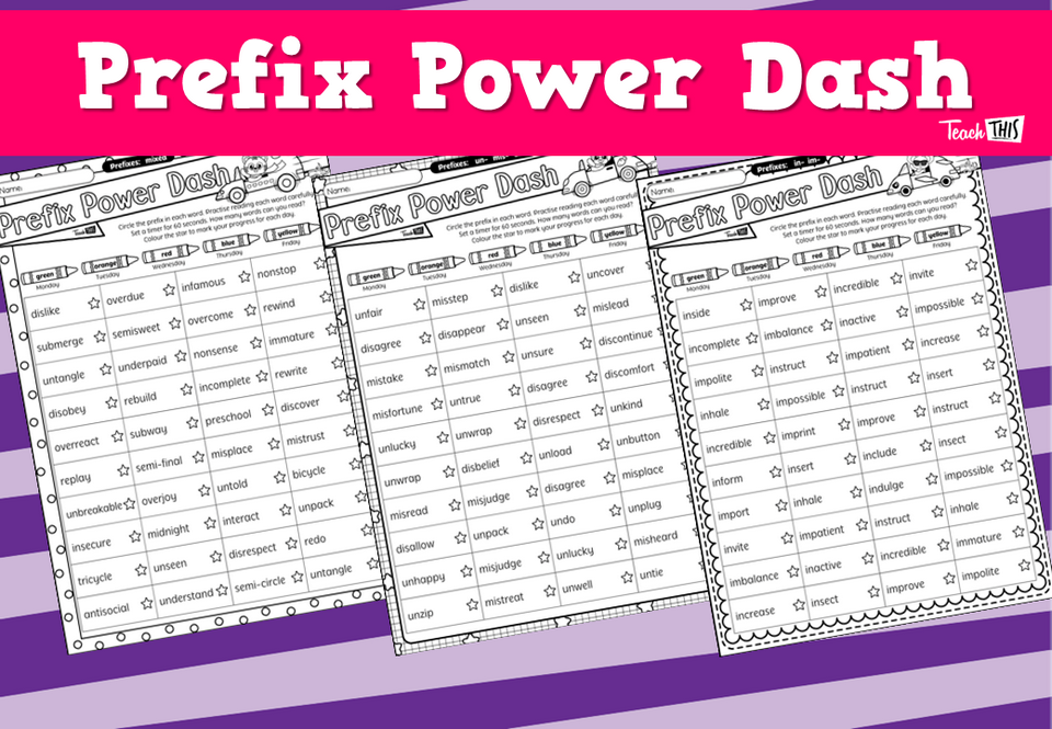 Prefix Power Dash