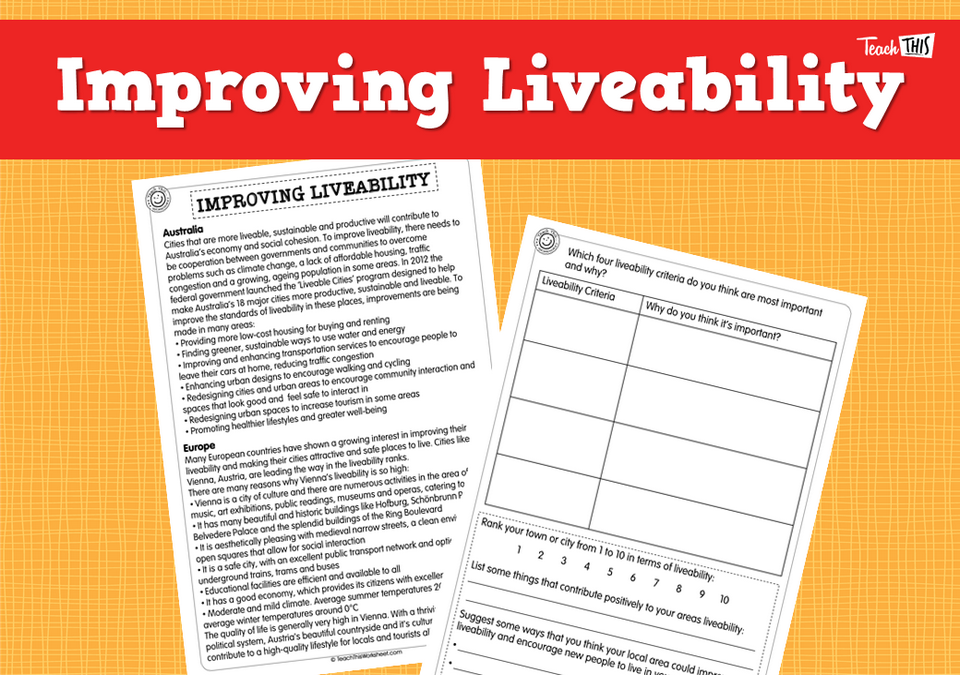 Improving Liveability (2pg)