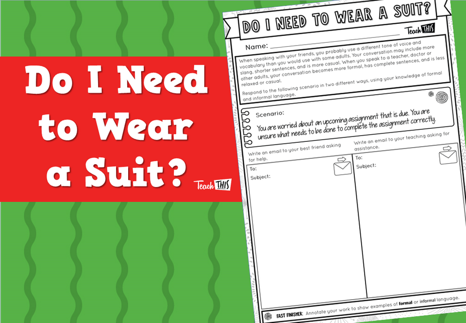 Do I Need to Wear a Suit?
