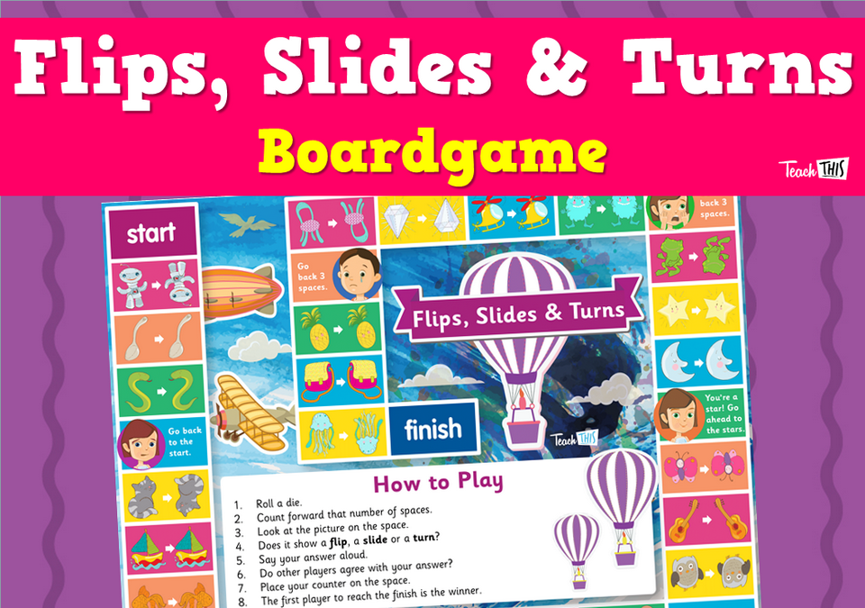 Flips , Slides & Turns  Boardgame