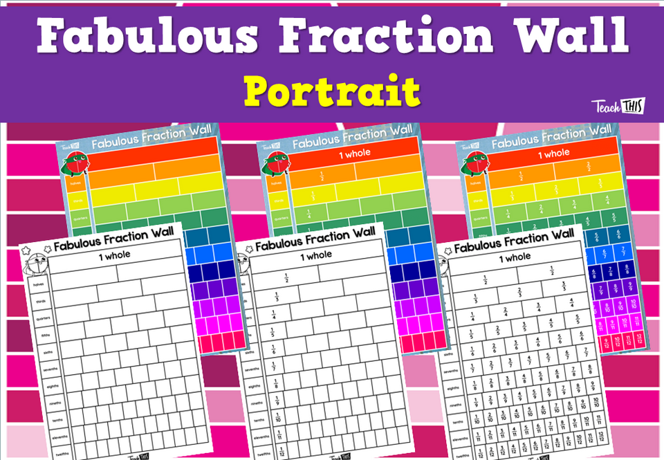 Fabulous Fraction Wall - Portrait