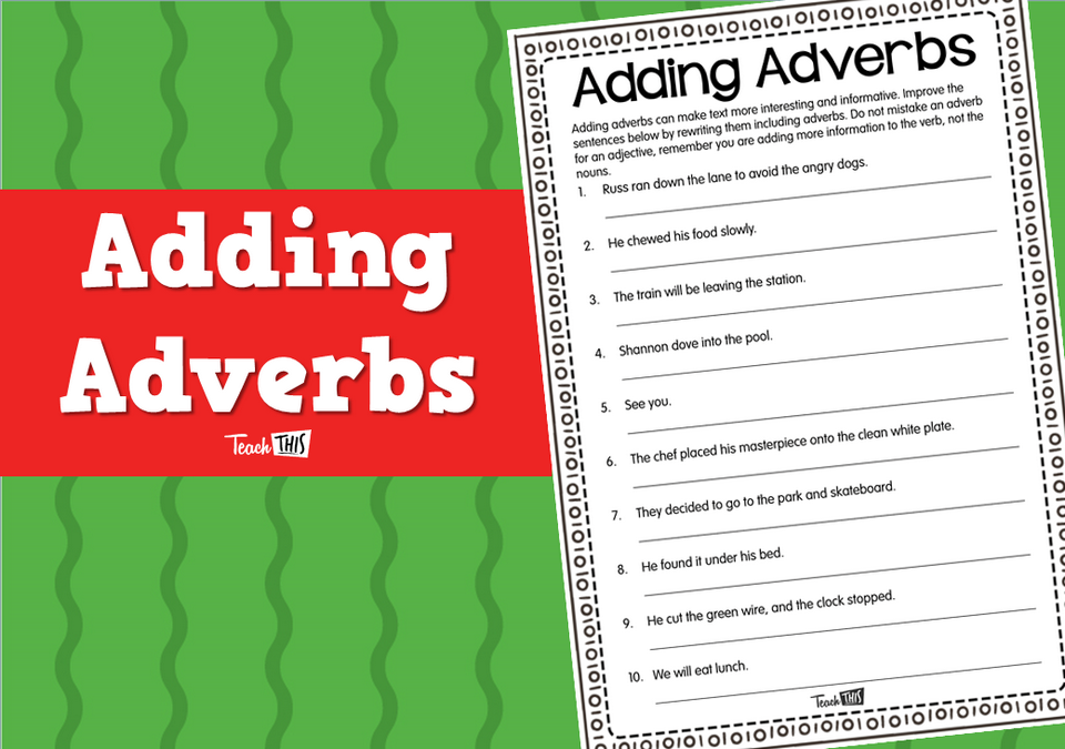 Adding Adverbs