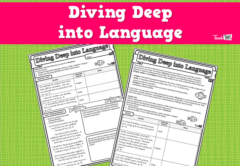Diving Deep into Language