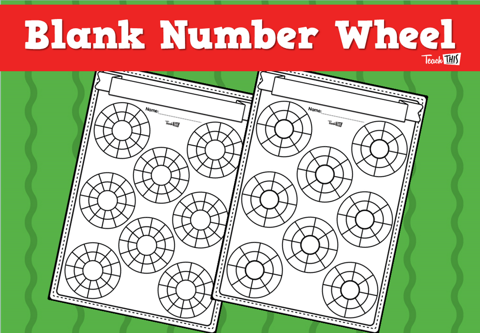 Blank Number Wheel