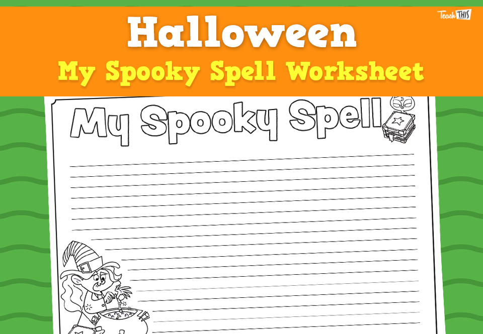 My Spooky Spell - Worksheet