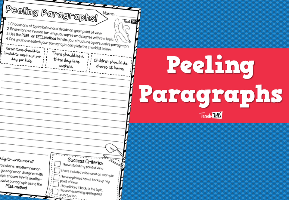 Peeling Paragraphs
