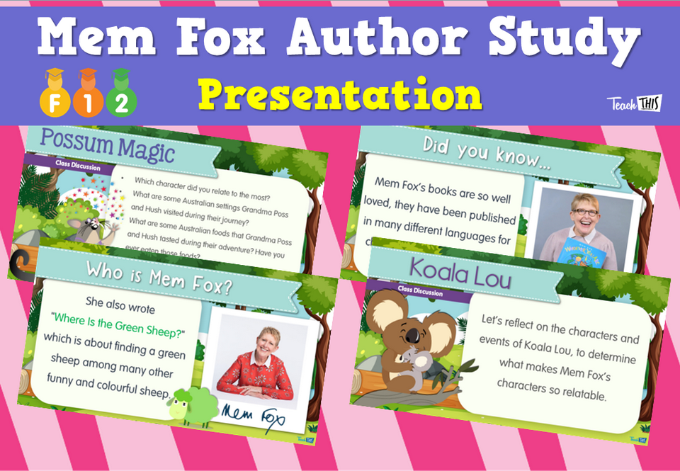 Mem Fox Author Study - Presentation