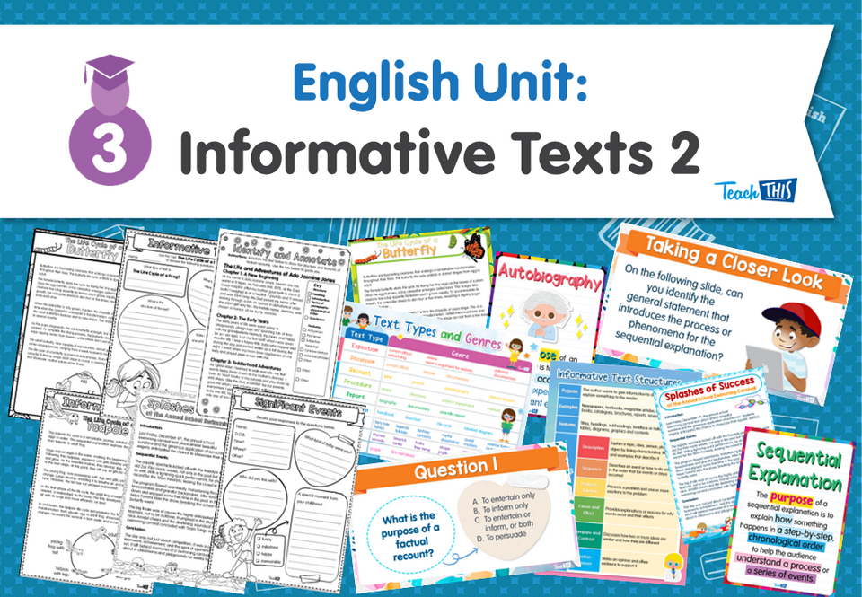 English Unit: Informative Texts 2