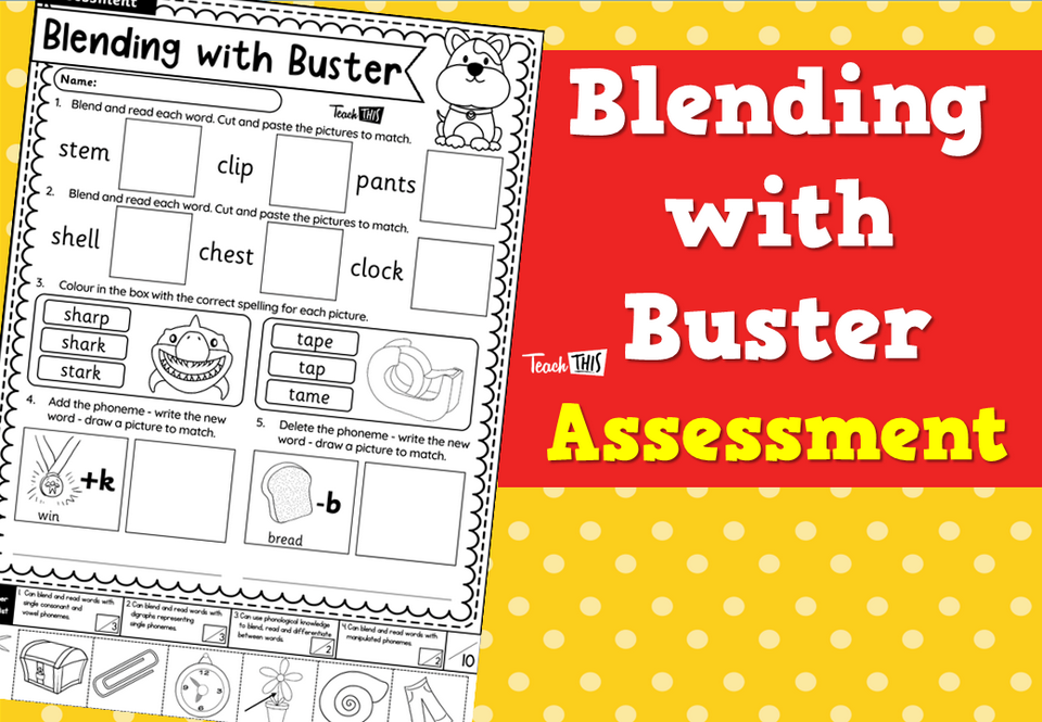 Blending with Buster Assessment