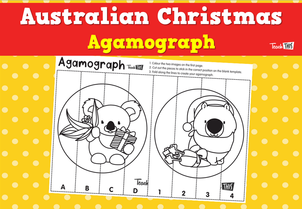 Australian Christmas Agamograph
