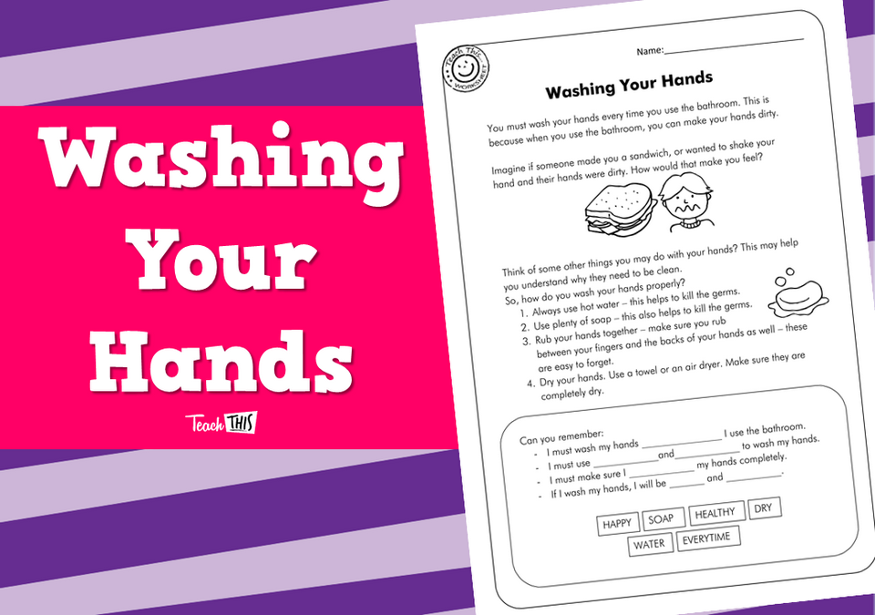 Washing Your Hands (1pg)