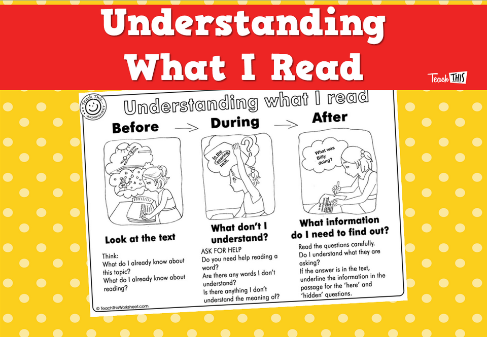 Understanding What I Read