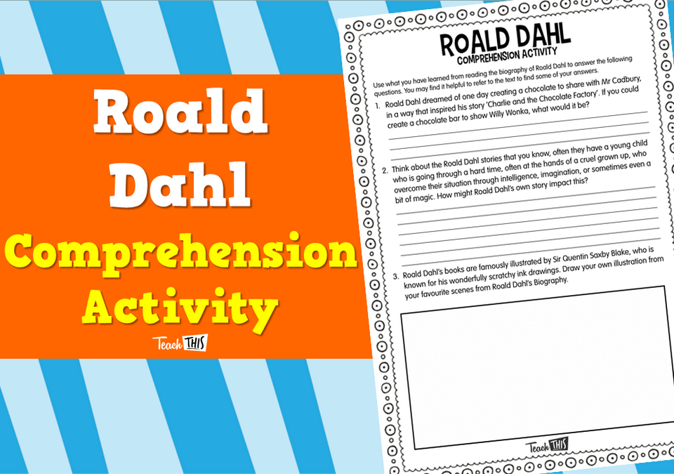 Roald Dahl - Comprehension Activity