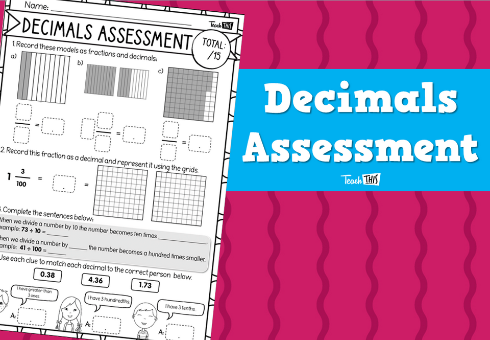 Decimals Assessment