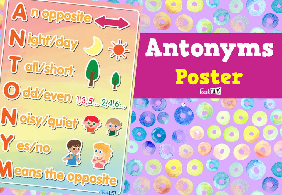 Antonyms Poster