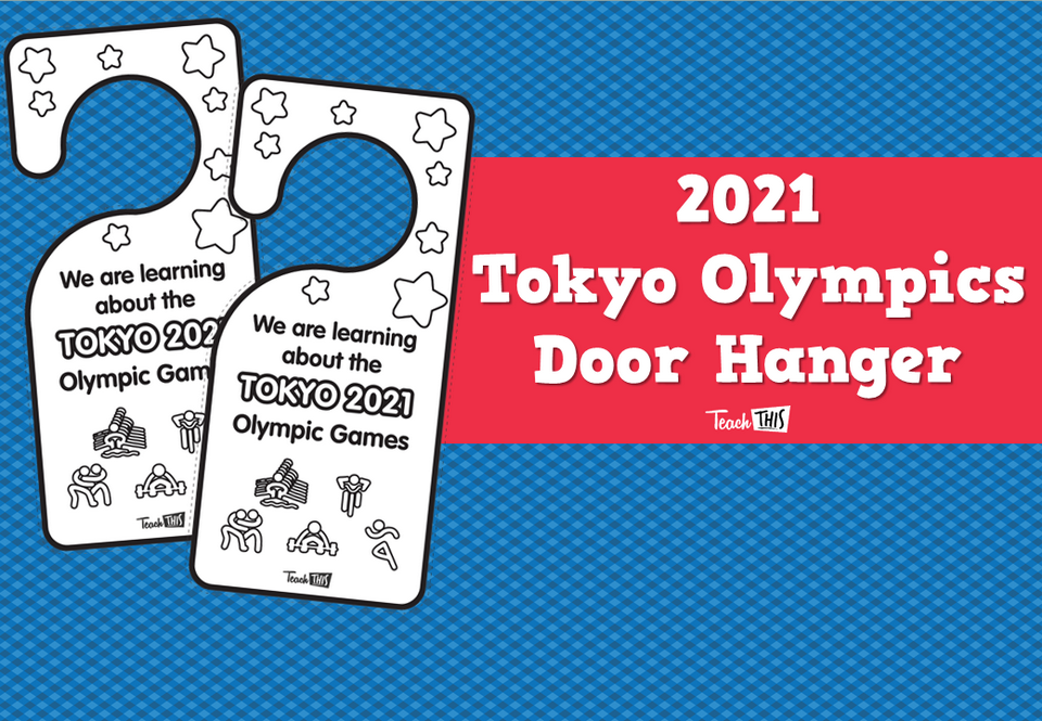 2021 Tokyo Olympics Door Hanger