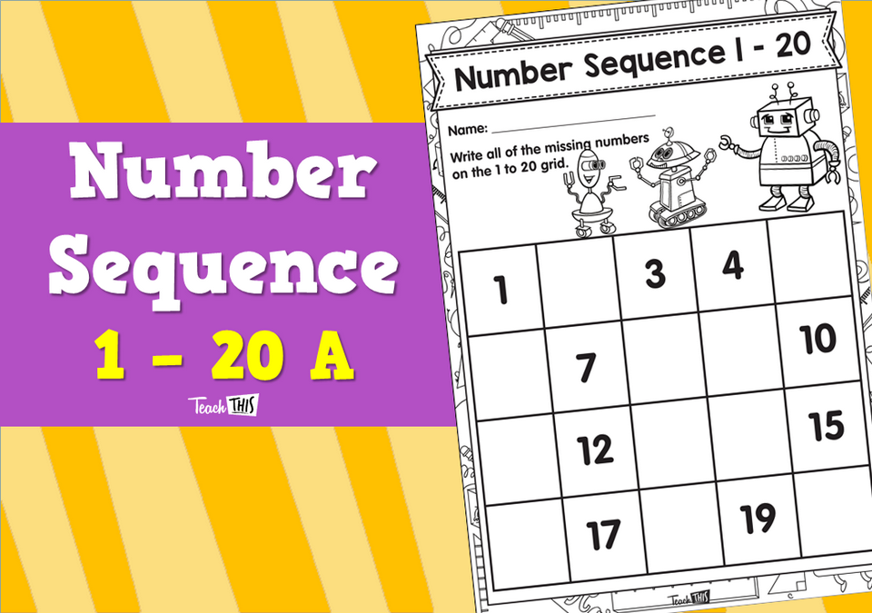 Number Sequences 1-20 A
