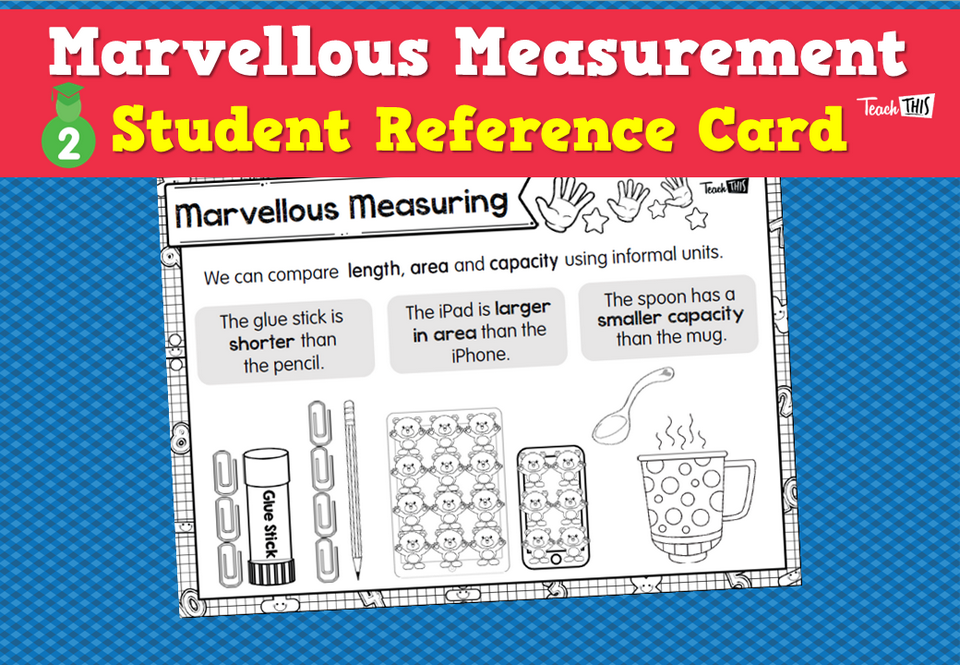 Marvellous Measurement - Student Reference Card