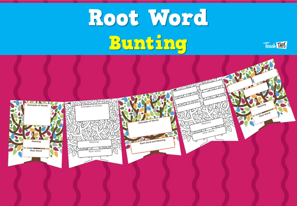 Root Word Bunting