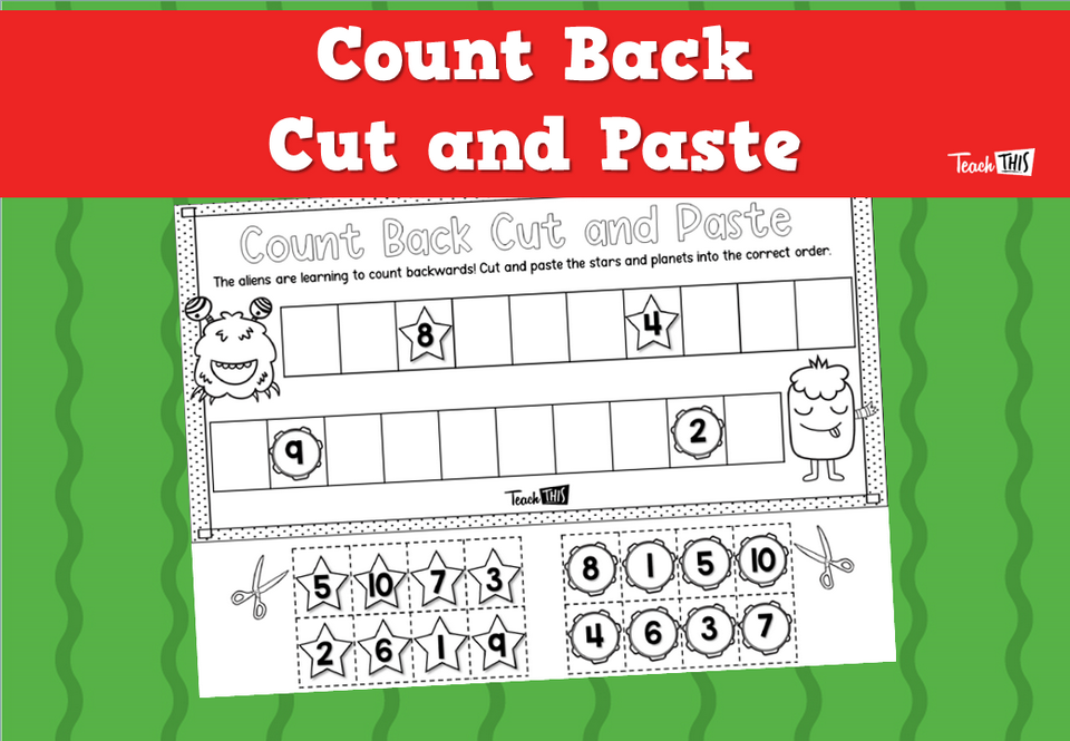 Count Back Cut and Paste