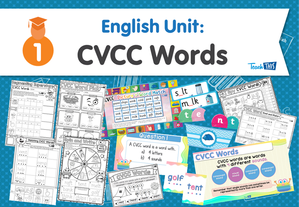English Unit: CVCC Words
