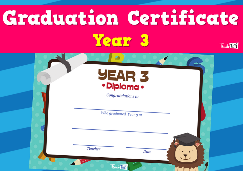 Graduation Certificate - Year 3