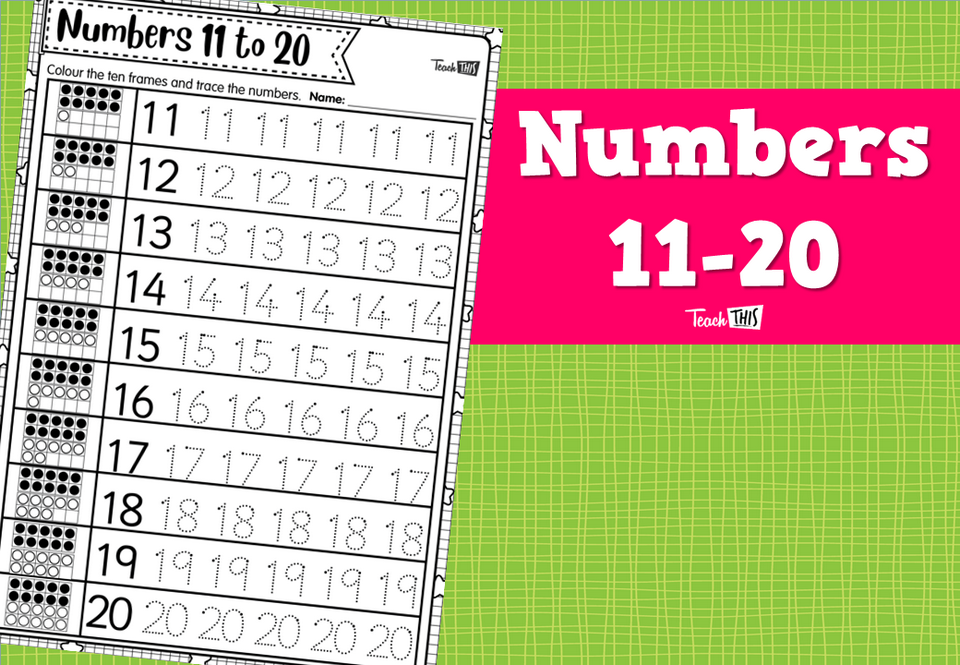 Numbers 11-20