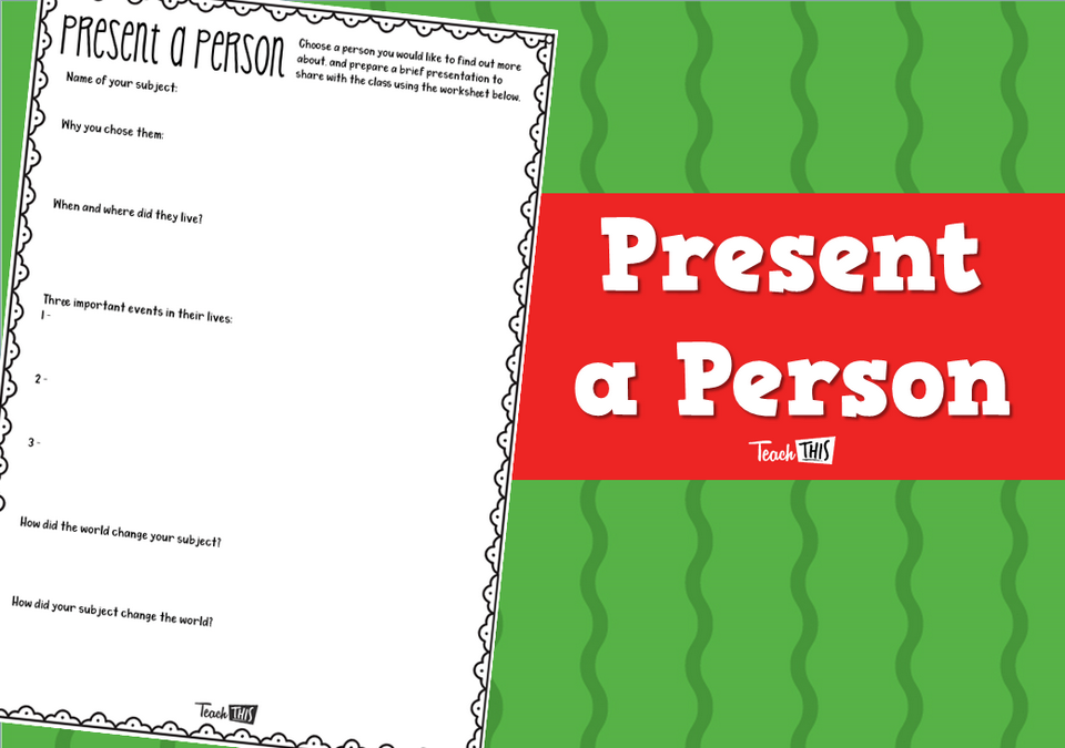 Present a Person