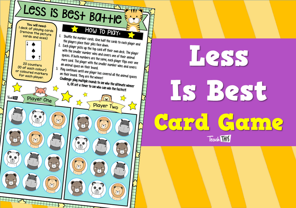 Less Is Best – Card Game