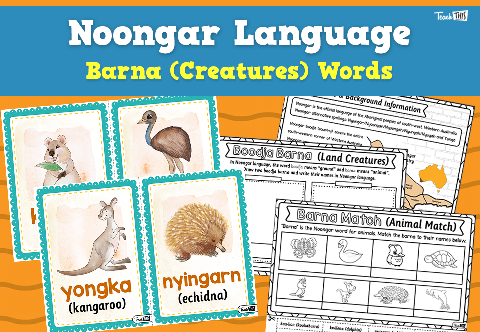 Noongar Language - Barna (Creatures)