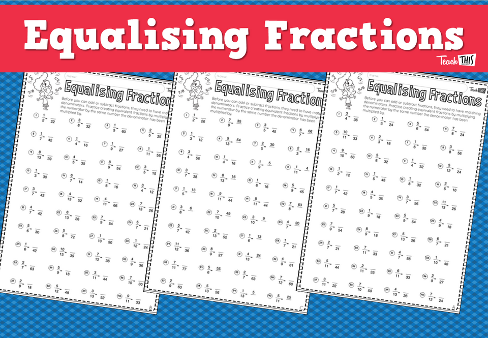 Equalising Fractions