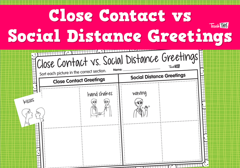 Close Contact vs Social Distance Greetings