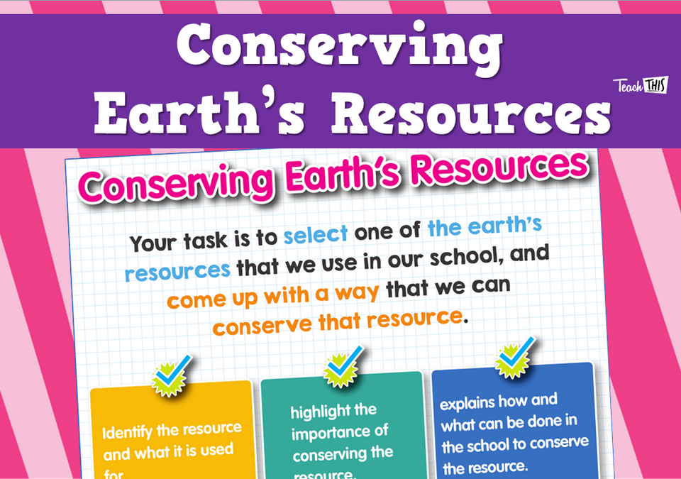 Conserving Earth's Resources