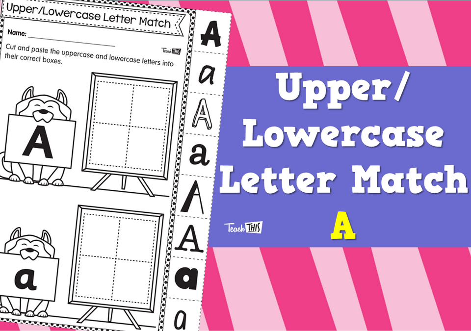Upper/Lowercase Letter Match A