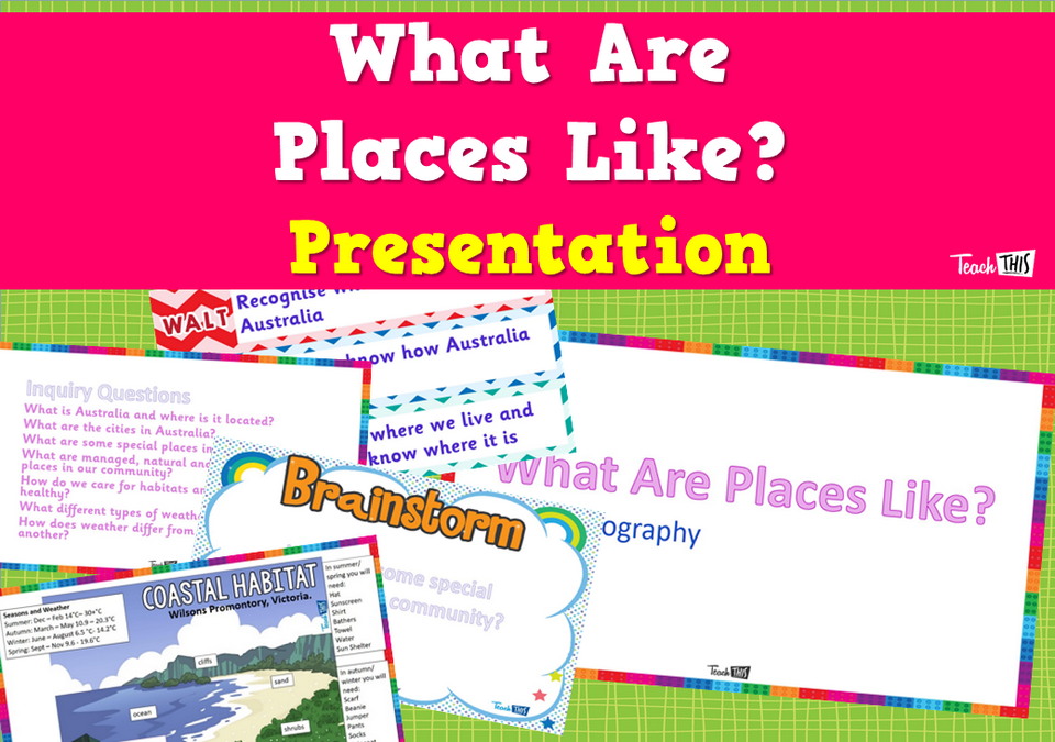 What are Places Like? - Presentation