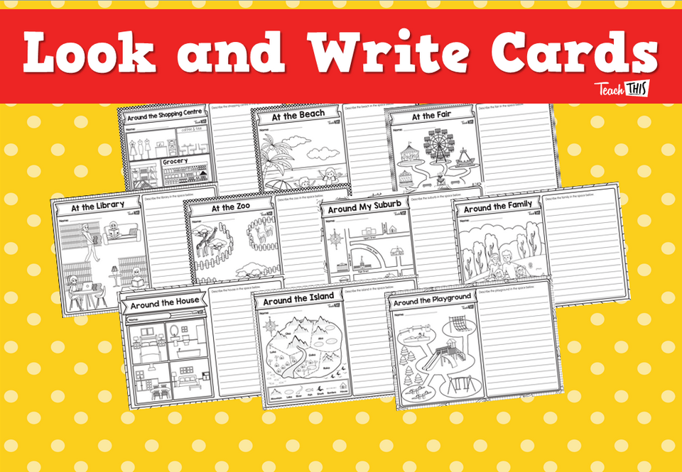 Look and Write Cards - Narrative Prompts