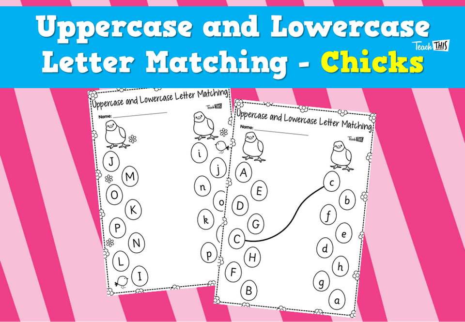 Uppercase and Lowercase Letter Recognition (Chicks)