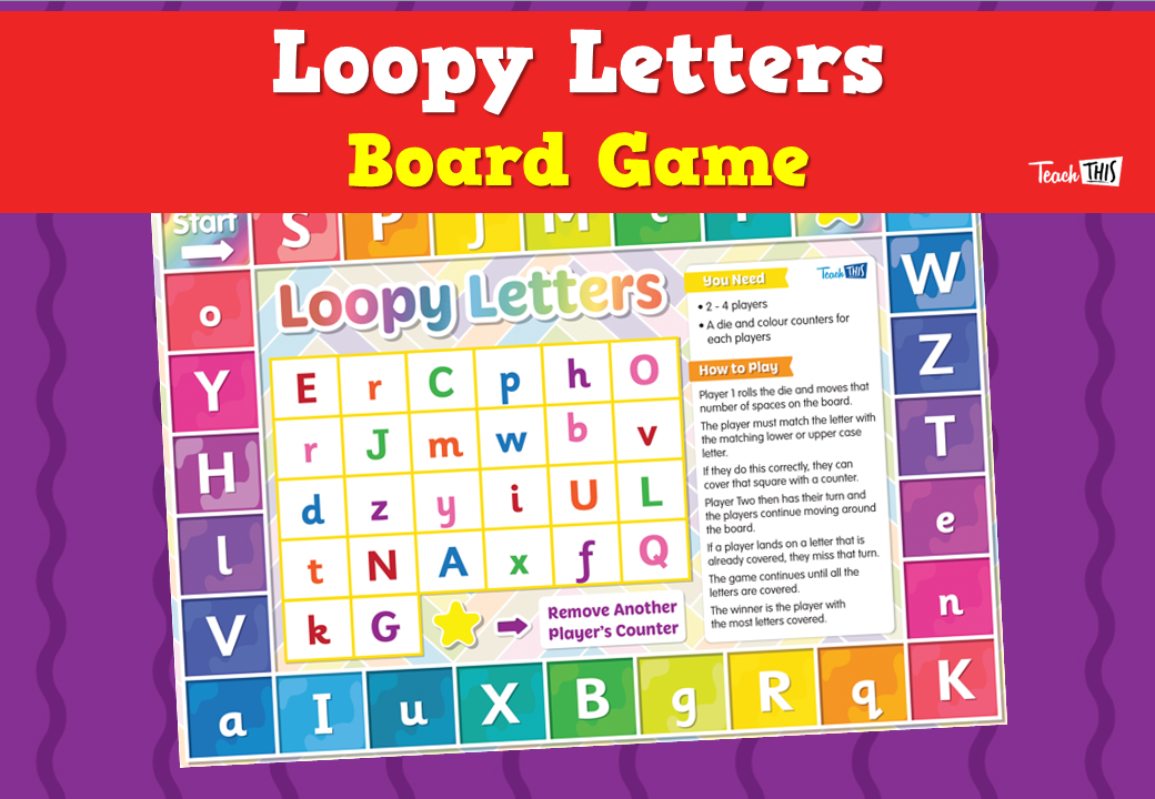 Loopy Letters - Board Game
