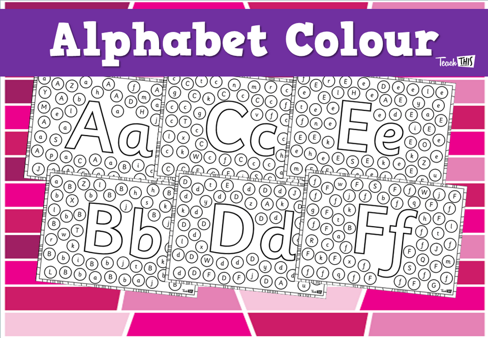 Alphabet Letter Recognition Bubbles