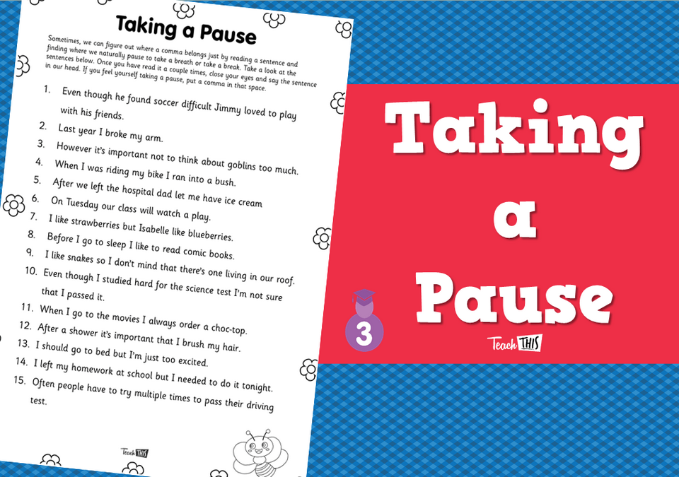 Taking a Pause