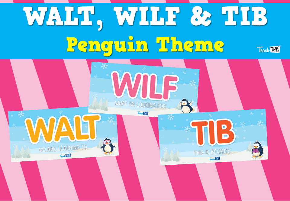 WALT, WILF & TIB  - Penguin Theme