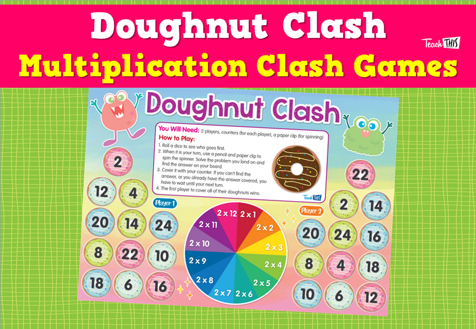 Doughnut Clash - Multiplication Clash Games