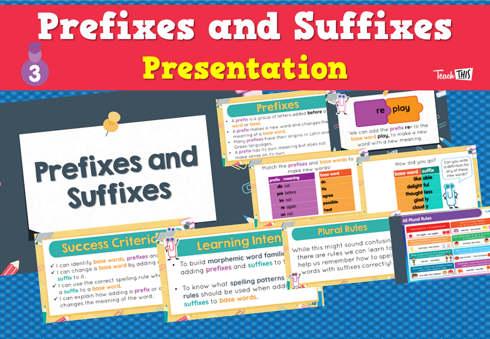Prefixes and Suffixes - Presentation