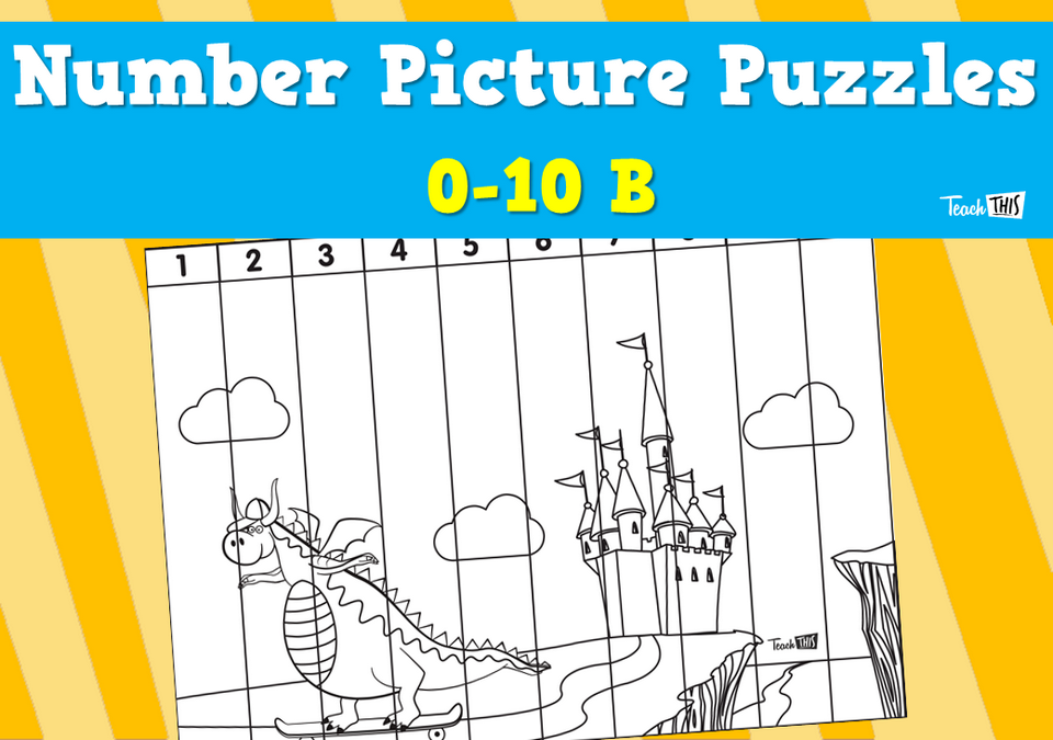 Number Picture Puzzles 0-10 - Fairy Tale