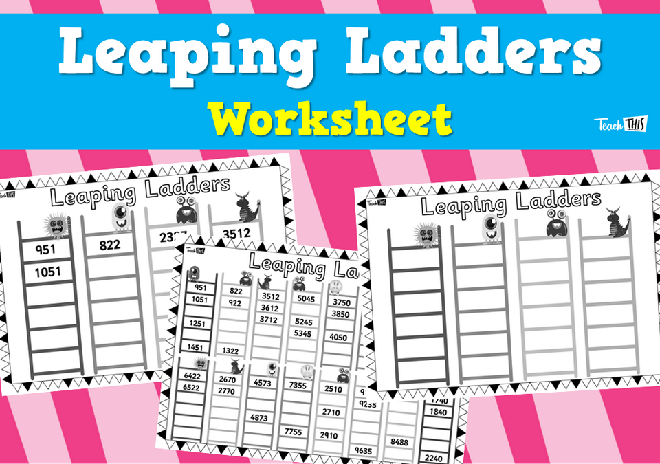 Leaping Ladders Worksheet