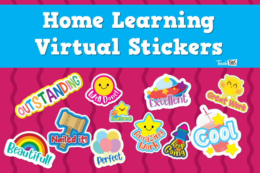 Home Learning Virtual Stickers