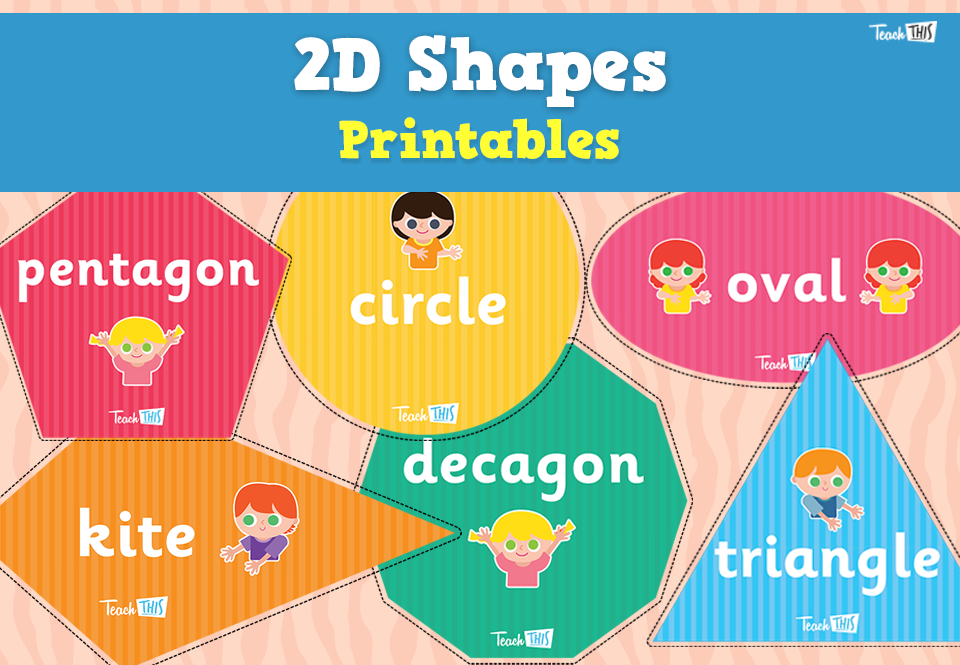 2D Shapes - Printables