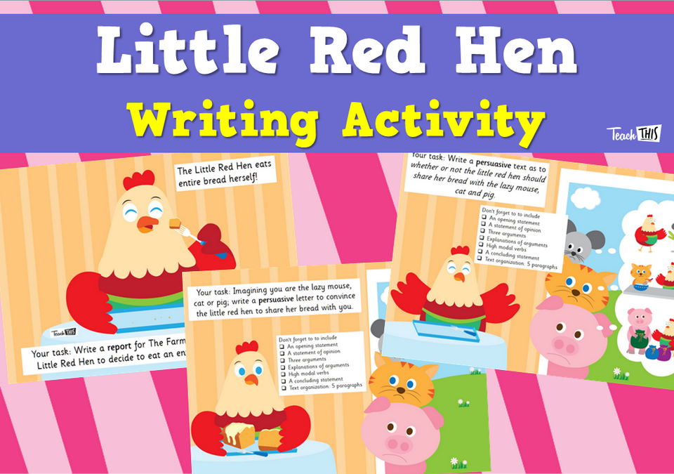 Little Red Hen - Writing Activity