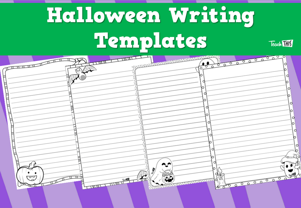 Halloween Writing Templates