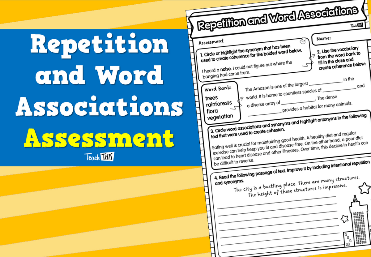 Repetition and Word Associations Assessment